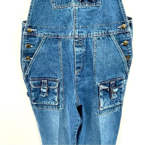 Disney Cargo-Style Overalls - Size Medium - Adjustable Straps - Blue - Picture 3 of 14